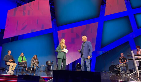 PLAN 4 auf der Bühne bei der Preisverleihung